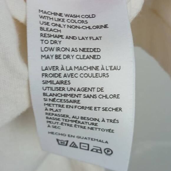 Garnet Hill SZ XL Gray & White Mock-Neck Stiped Tunic Soft Tencel French Terry - Picture 7 of 7